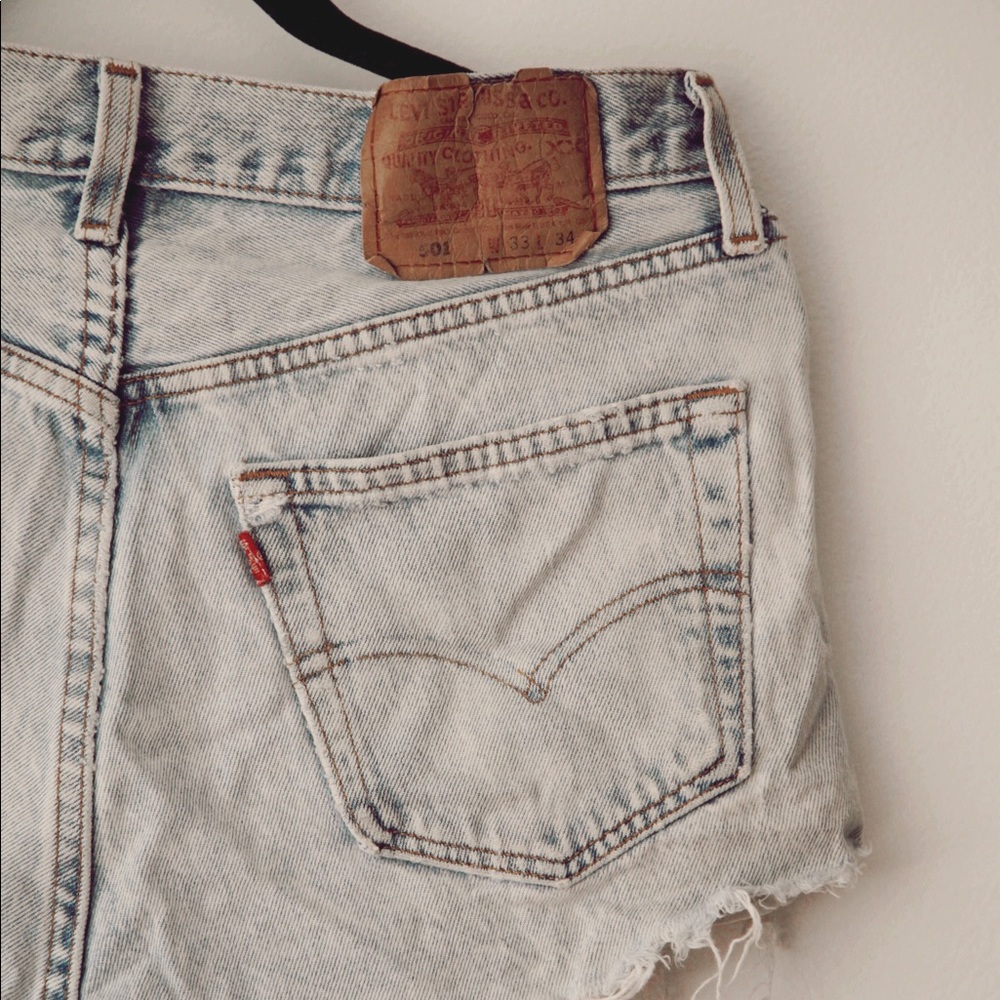 Vintage Levi’s 501 High Waisted Jean Shorts